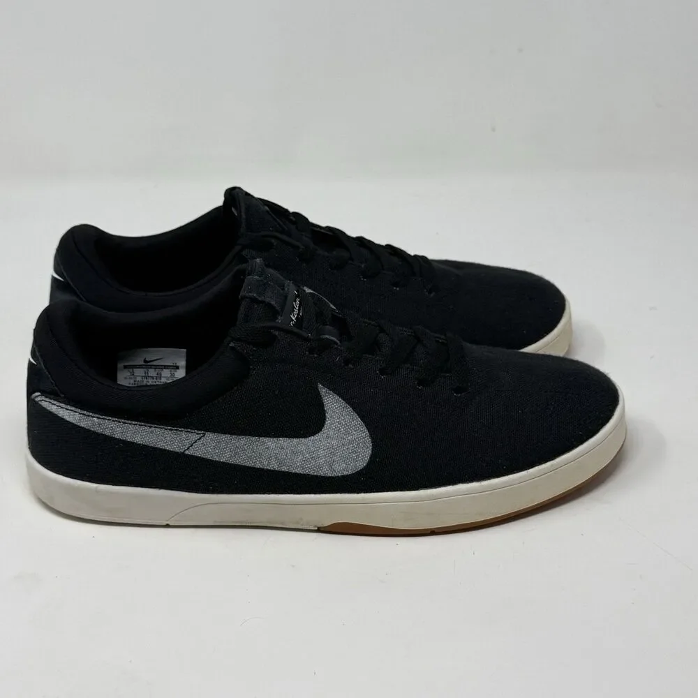 Nike SB Eric Koston 1 Sneakers Shoes Mens 12 Black Gray Lunarlon Skate 2012